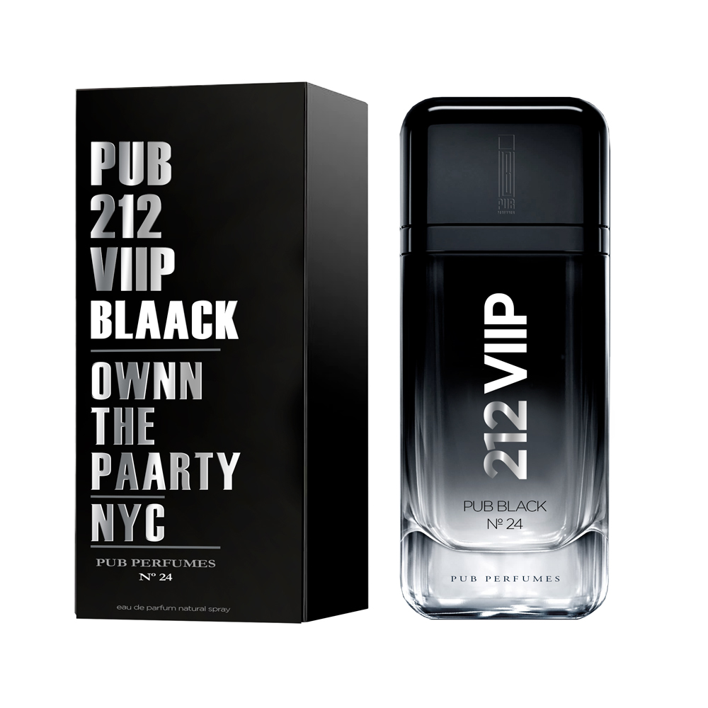 PUB Nº 24 Fragrância Inspirado 212 Vip Black